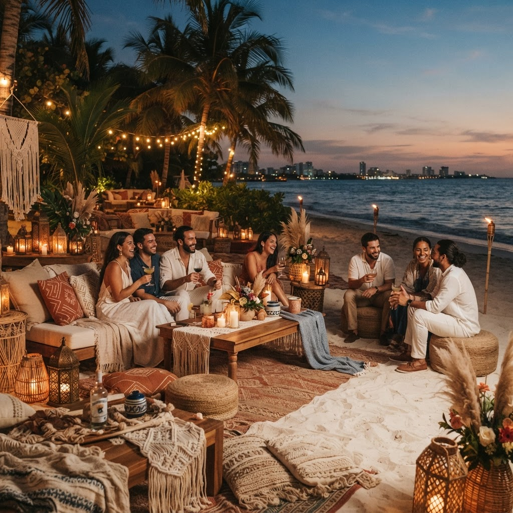 Beachside gathering